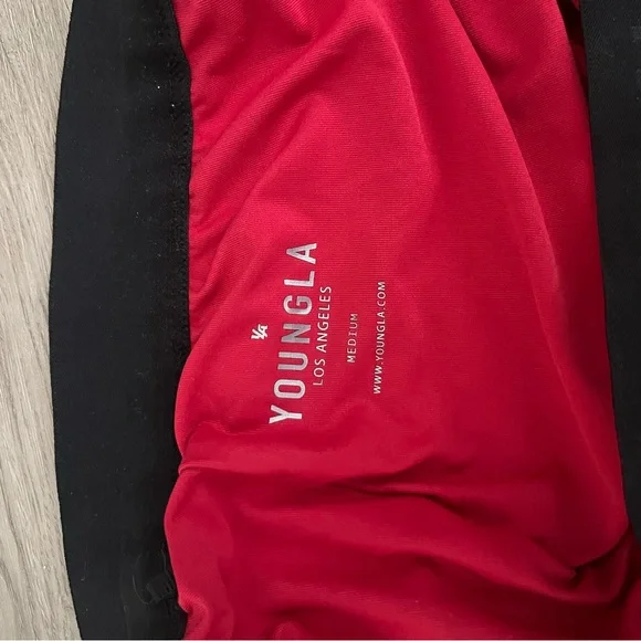 YoungLA Red Men's Athletic Shorts size M - Picture 4 of 4